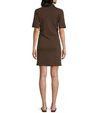 TOPSHOP Cinch Waist Mini Dress
