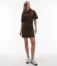 TOPSHOP Cinch Waist Mini Dress