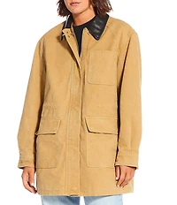 TOPSHOP Collared Field Jacket