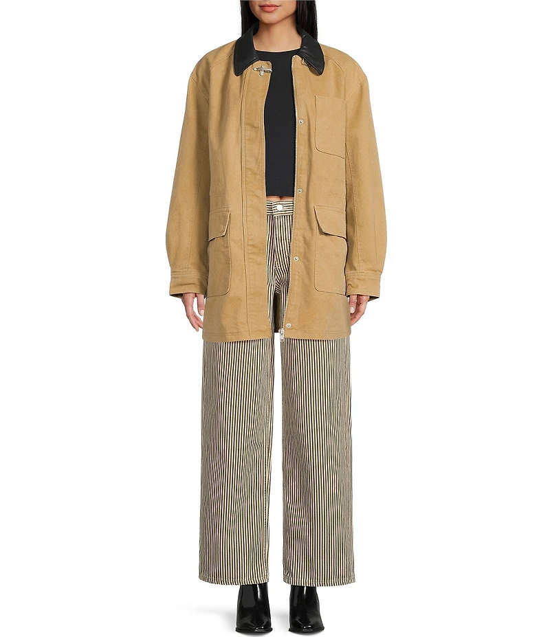 TOPSHOP Collared Field Jacket