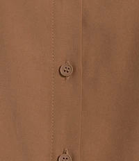 TOPSHOP Collared Long Sleeve Micro Mini Shirt Dress