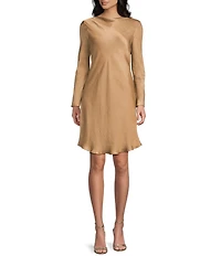 TOPSHOP Cowl Back Long Slip Dress