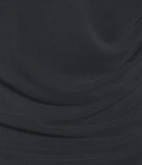 TOPSHOP Cupro Ruched Asymmetric Top