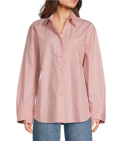 TOPSHOP Darted Cuff Oversized Shirt