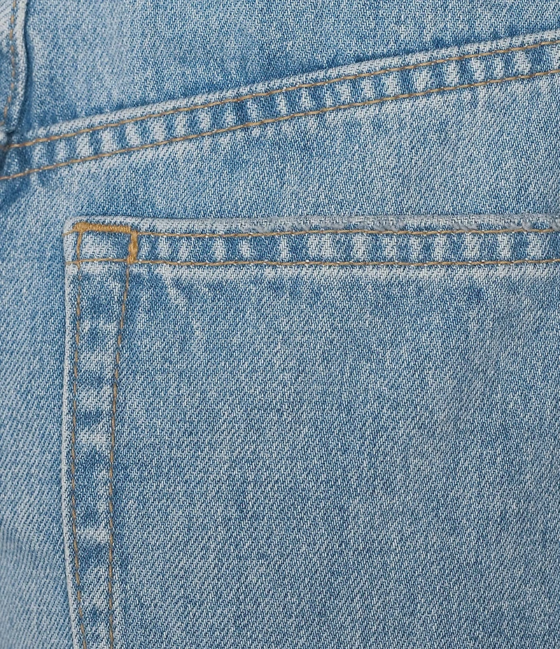 TOPSHOP Denim A-Line Mom Shorts