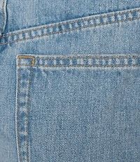 TOPSHOP Denim A-Line Mom Shorts