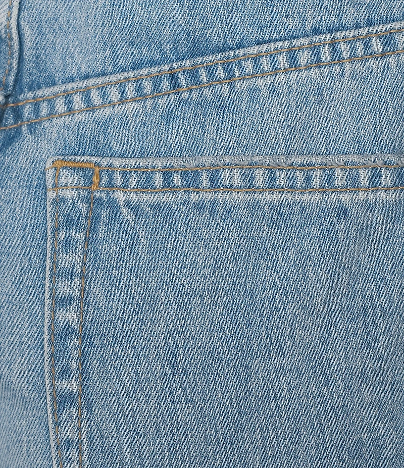 TOPSHOP Denim A-Line Mom Shorts