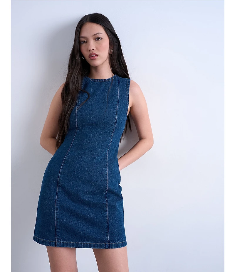 TOPSHOP Denim Mini Dress