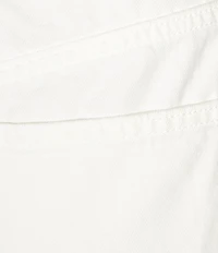 TOPSHOP Denim Raw Hem A-Line Mom Shorts