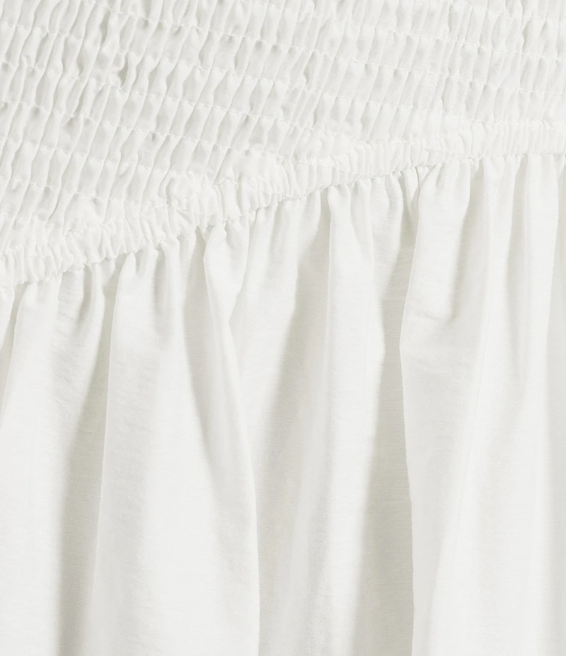 TOPSHOP Drop Waist Sleeveless Shirt Dress