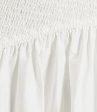 TOPSHOP Drop Waist Sleeveless Shirt Dress