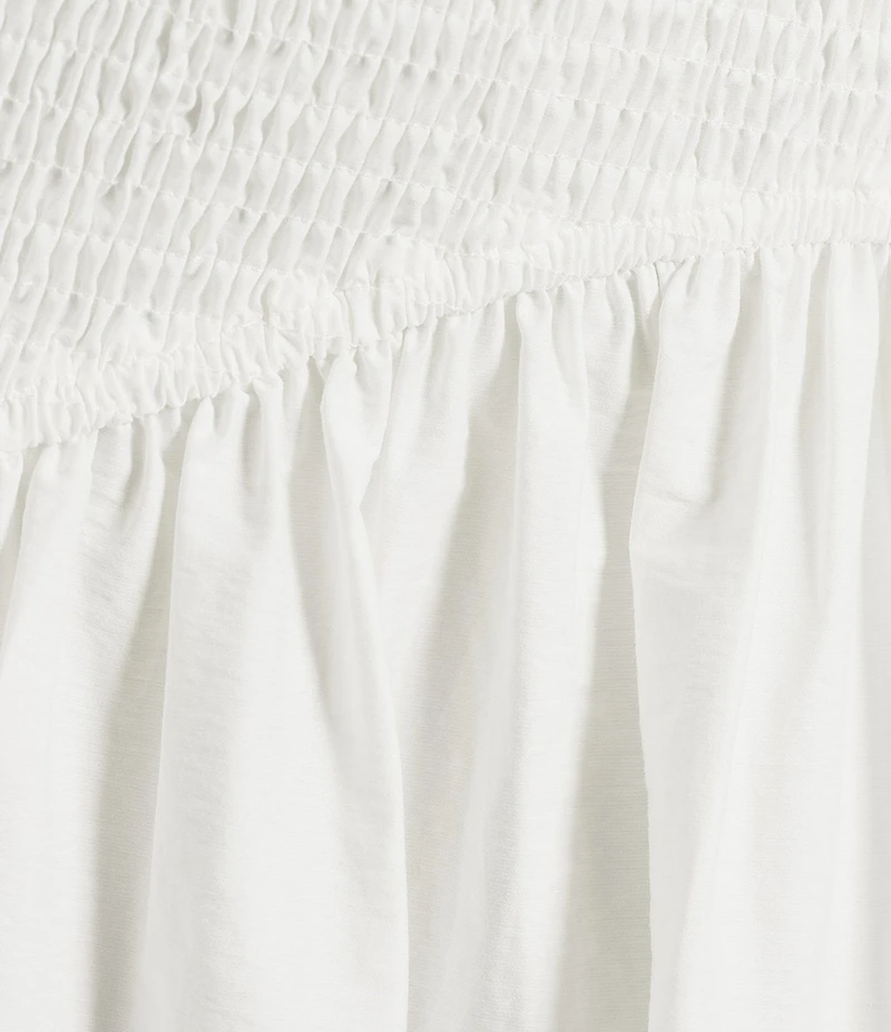 TOPSHOP Drop Waist Sleeveless Shirt Dress