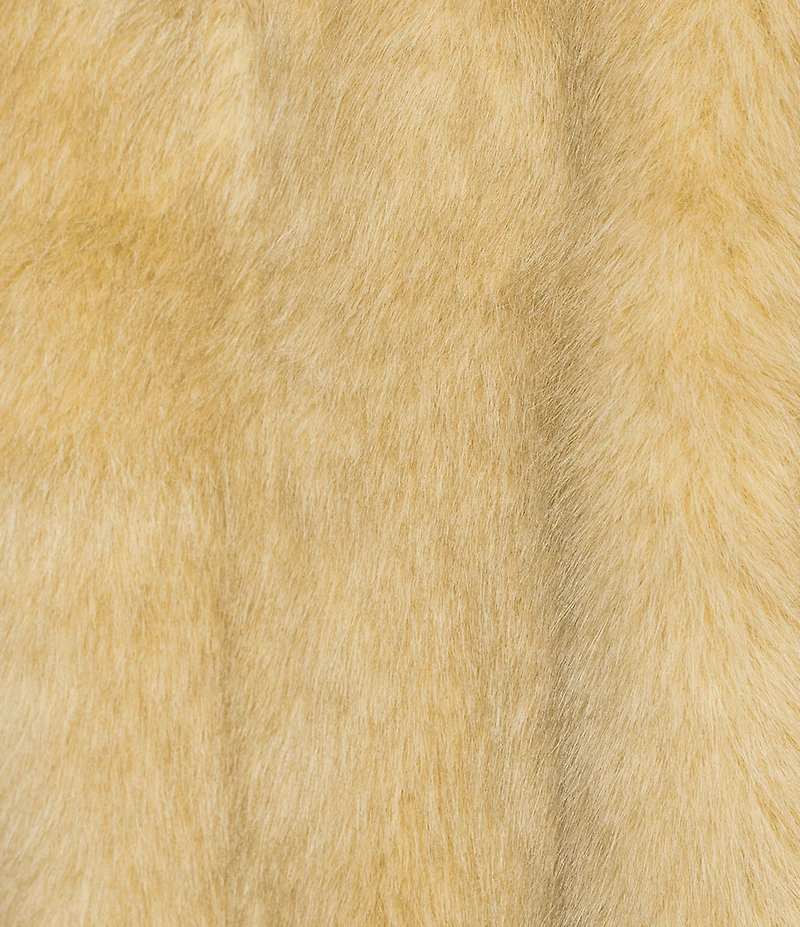 TOPSHOP Faux Fur Bomber Jacket