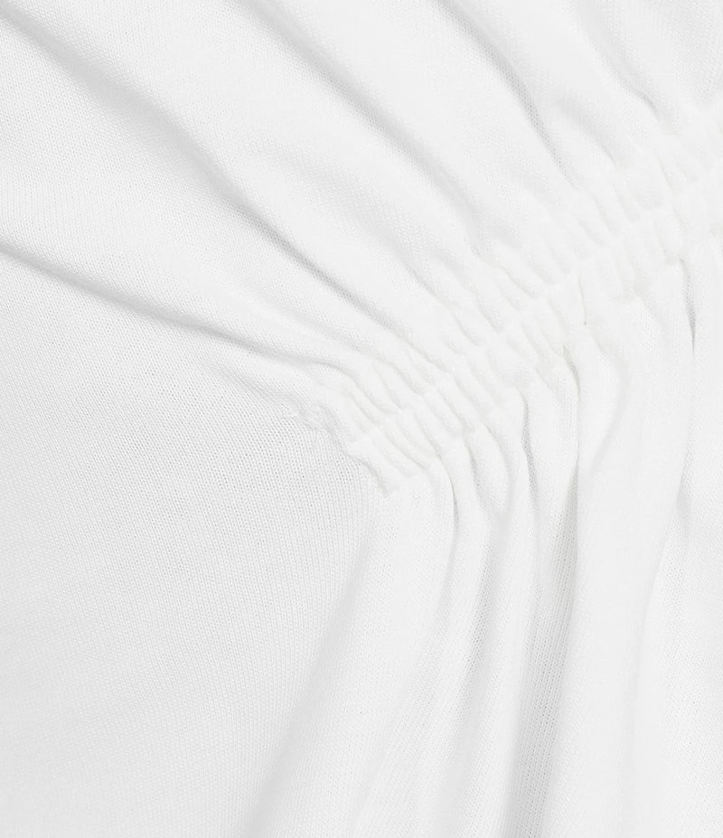 TOPSHOP Knit Ruched Side Detail Cinched Top