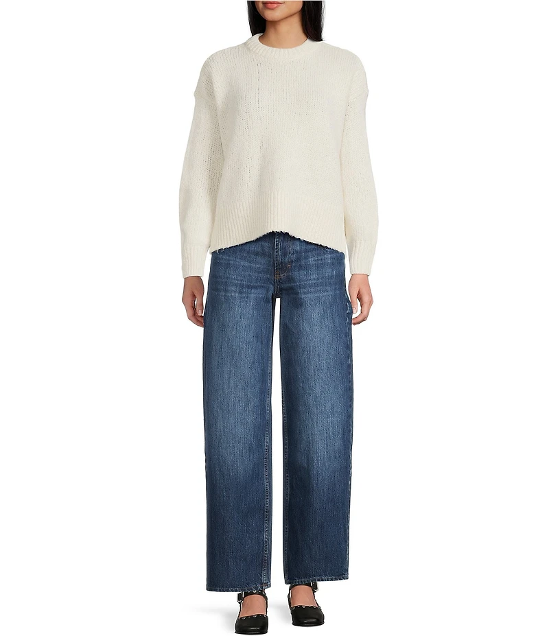 TOPSHOP Long Sleeve Knit Sweater