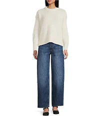 TOPSHOP Long Sleeve Knit Sweater