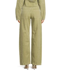 TOPSHOP Mid Rise Barrell Leg Jeans