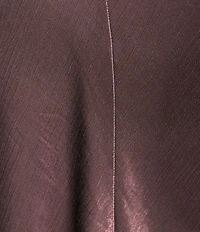 TOPSHOP Ruched High Cowl Neck Long Dress