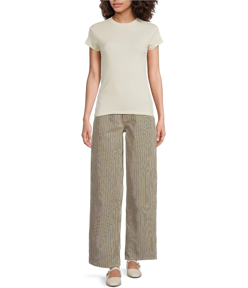 TOPSHOP Short Sleeve Everyday Knit Tee