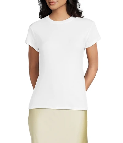 TOPSHOP Short Sleeve Everyday Knit T-Shirt