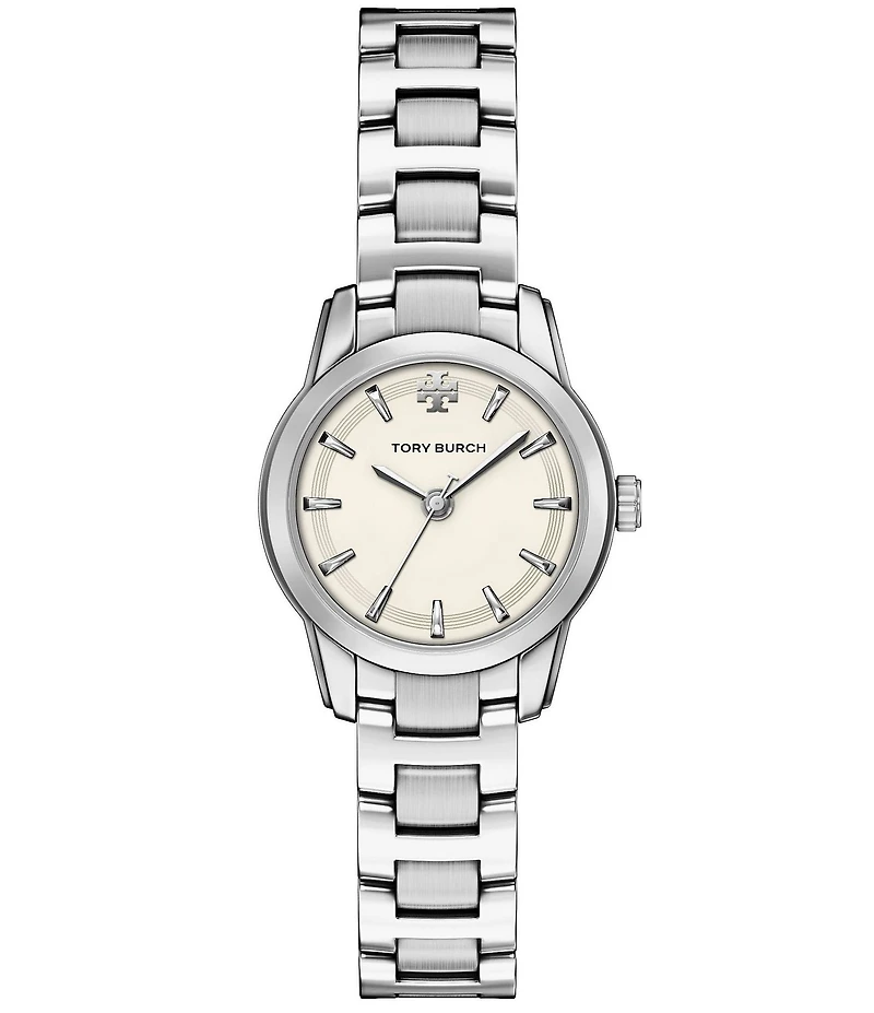 Tory Burch Small Miller Quartz Three-Hand Stainless Steel Bracelet Watch