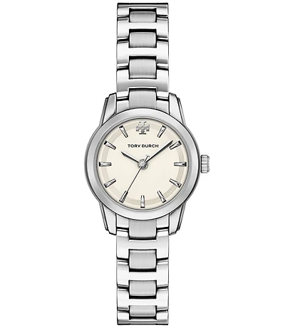 Tory Burch Small Miller Quartz Three-Hand Stainless Steel Bracelet Watch