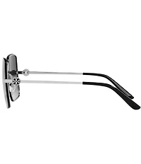 Tory Burch Women's 0TY6080 58mm Gradient Silver Square Sunglasses