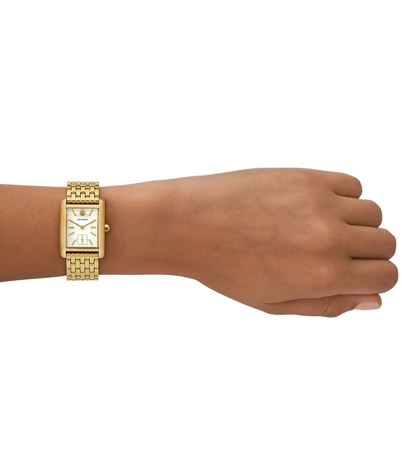 Tory Burch Women's Eleanor Quartz Three Hand Stainless Steel Bracelet Watch