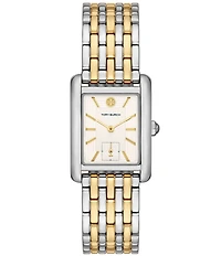 Tory Burch Women's Eleanor Quartz Three Hand Stainless Steel Bracelet Watch