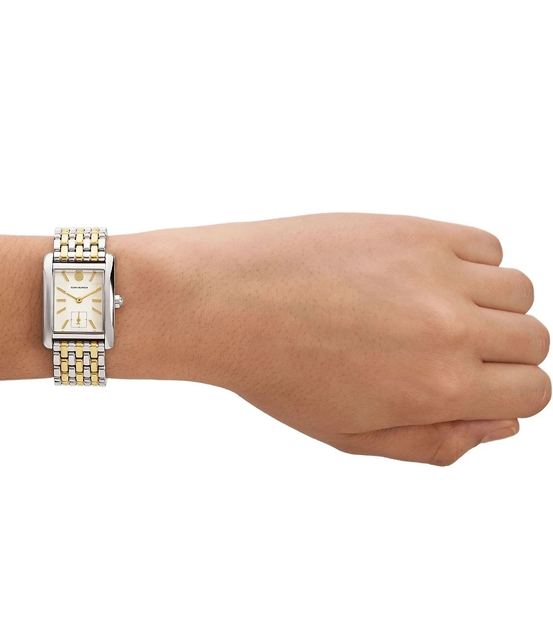 Tory Burch Women's Eleanor Quartz Three Hand Stainless Steel Bracelet Watch