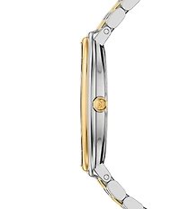 Tory Burch Women's Elongated Oval Quartz Two-Hand Stainless Steel Bracelet Watch