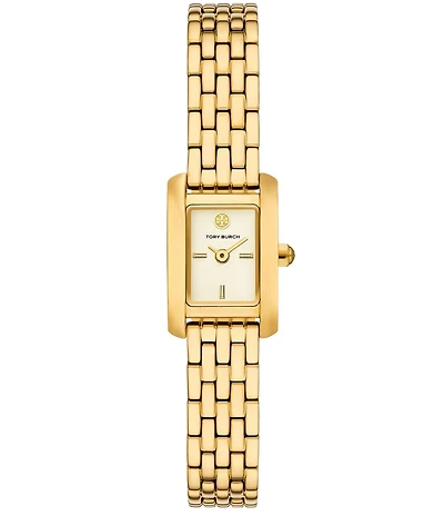Tory Burch Women's Mini Eleanor Quartz Two-Hand Gold Tone Stainless Steel Bracelet Watch