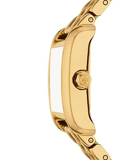 Tory Burch Women's Mini Eleanor Quartz Two Hand Stainless Steel Bracelet Wrap Watch