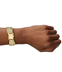 Tory Burch Women's Mini Eleanor Quartz Two Hand Stainless Steel Bracelet Wrap Watch