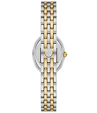 Tory Burch Women's Oval Quartz Two-Hand Stainless Steel Bracelet Watch