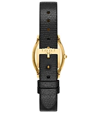 Tory Burch Women's Small Eleanor Curve Quartz Three-Hand Leather Strap Watch