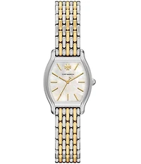 Tory Burch Women's Small Eleanor Curve Quartz Three-Hand Stainless Steel Bracelet Watch