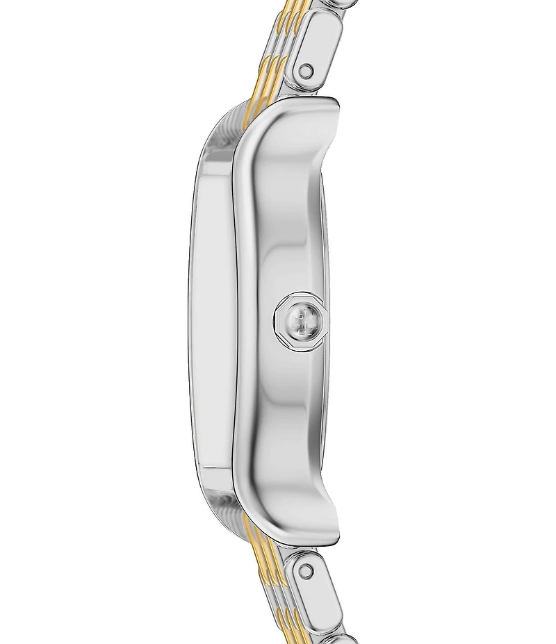 Tory Burch Women's Small Eleanor Curve Quartz Three-Hand Stainless Steel Bracelet Watch