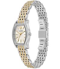 Tory Burch Women's Small Eleanor Curve Quartz Three-Hand Stainless Steel Bracelet Watch