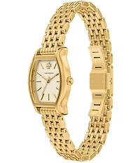 Tory Burch Women's Small Eleanor Curve Quartz Three-Hand Stainless Steel Bracelet Watch