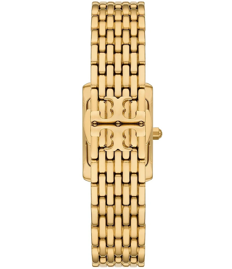 Tory Burch Women's Small Eleanor Quartz Mother Of Pearl Two-Hand Gold Tone Stainless Steel Bracelet Watch
