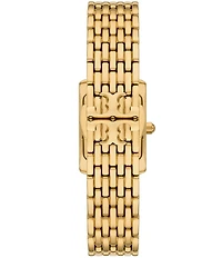 Tory Burch Women's Small Eleanor Quartz Mother Of Pearl Two-Hand Gold Tone Stainless Steel Bracelet Watch