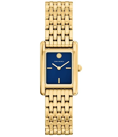 Tory Burch Women's Small Eleanor Quartz Two-Hand Gold Tone Stainless Steel Bracelet Watch