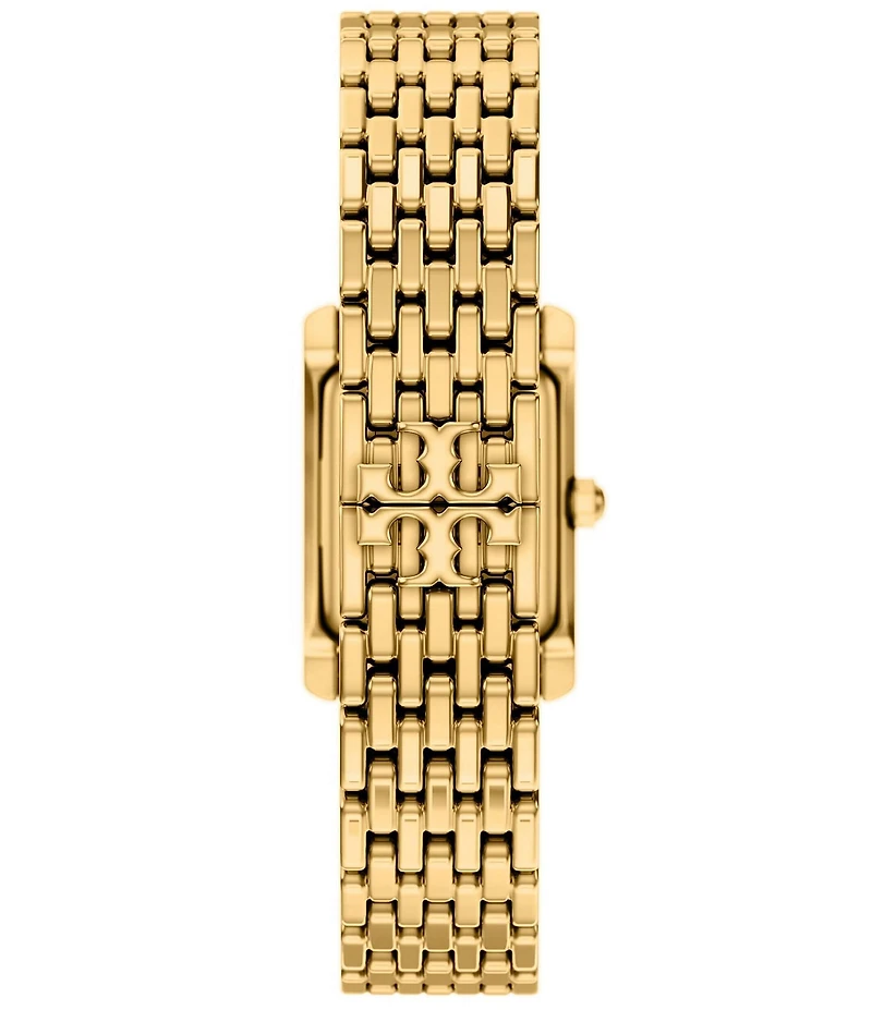 Tory Burch Women's Small Eleanor Quartz Two-Hand Gold Tone Stainless Steel Bracelet Watch