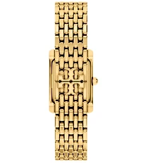 Tory Burch Women's Small Eleanor Quartz Two-Hand Gold Tone Stainless Steel Bracelet Watch