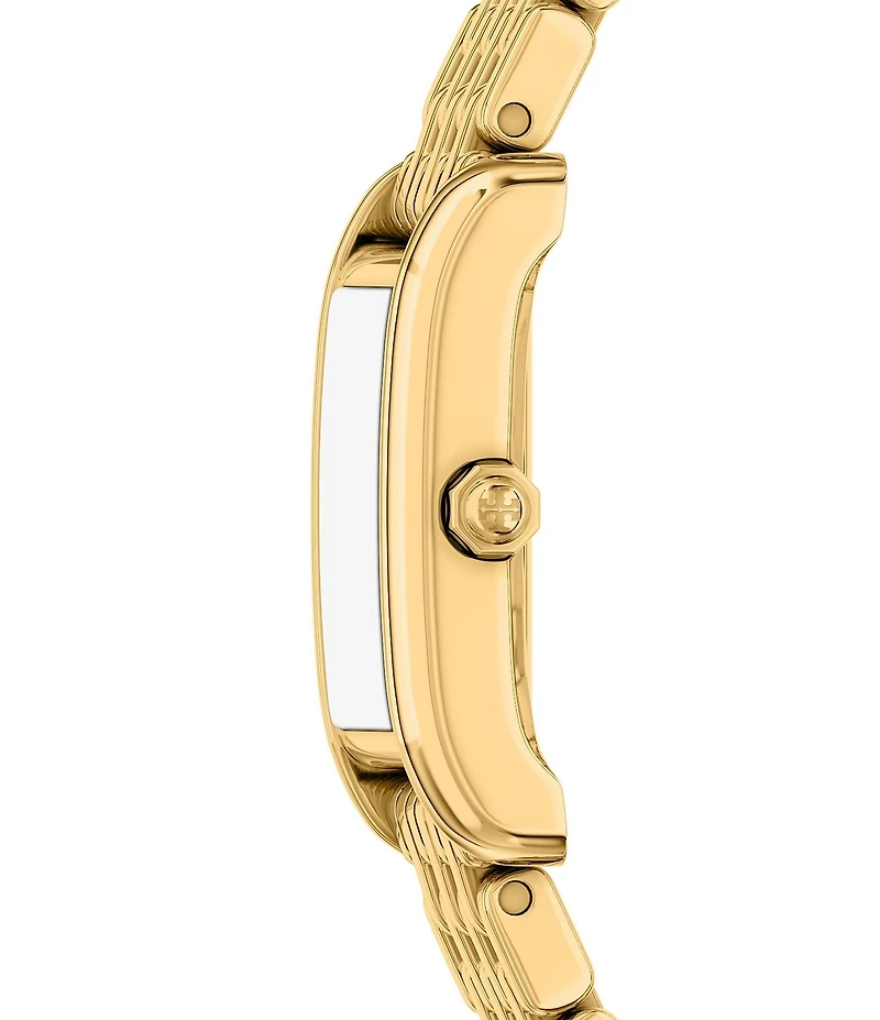 Tory Burch Women's Small Eleanor Quartz Two-Hand Gold Tone Stainless Steel Bracelet Watch