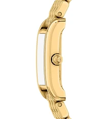 Tory Burch Women's Small Eleanor Quartz Two-Hand Gold Tone Stainless Steel Bracelet Watch