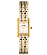 Tory Burch Women's Small Eleanor Quartz Two-Hand Stainless Steel Bracelet Watch Stainless Steel Bracelet And Case