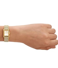 Tory Burch Women's Small Eleanor Quartz Two-Hand Stainless Steel Bracelet Watch Stainless Steel Bracelet And Case
