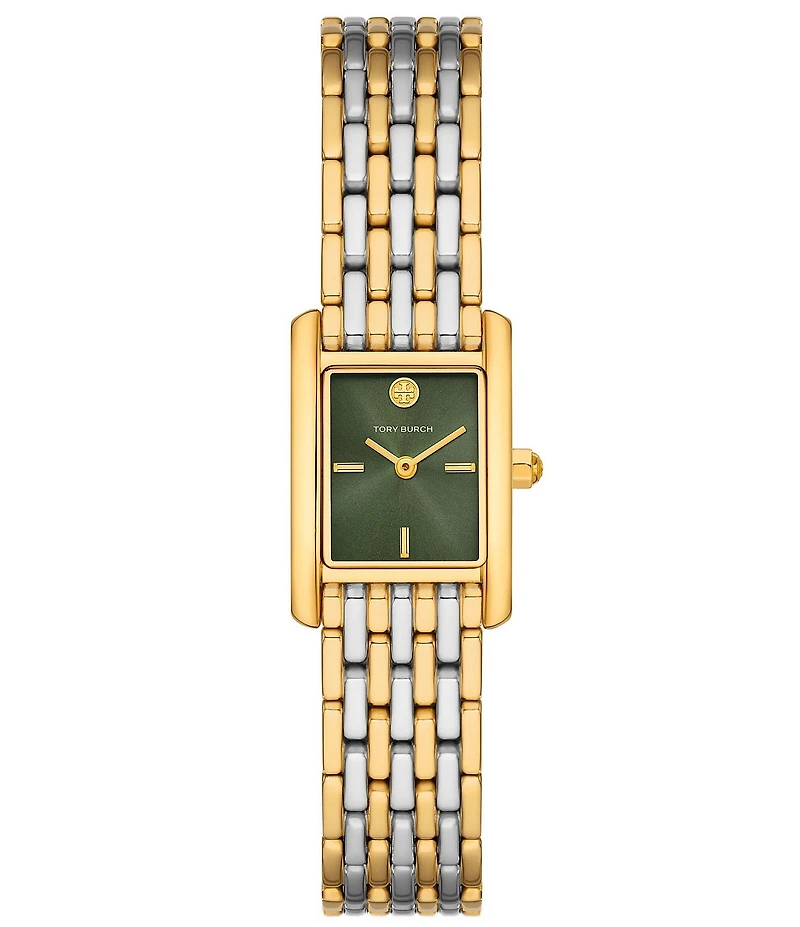 Tory Burch Women's Small Eleanor Quartz Two-Hand Stainless Steel Bracelet Watch Stainless Steel Bracelet And Case